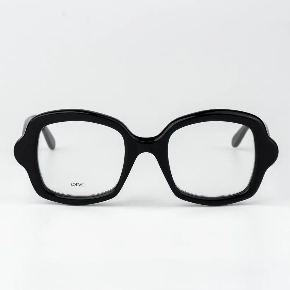 Loewe CURVY Women Eyeglasses Black Square LW50066I 001 BRAND NEW